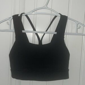 TNA Action black sports bra